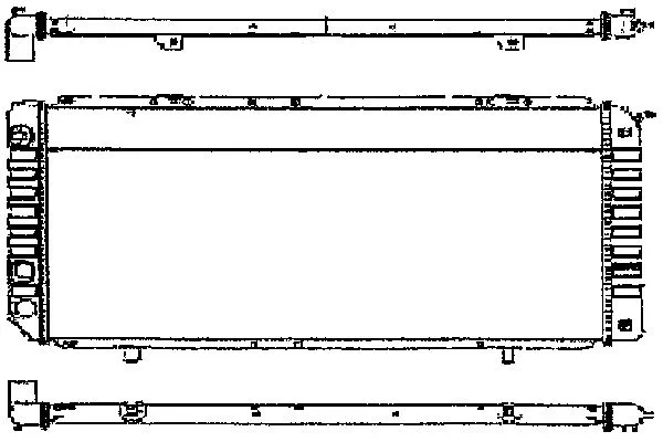 Radiateur, refroidissement du moteur ORDONEZ 2060139