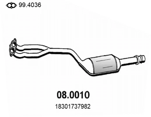 Catalyseur ASSO 08.0010