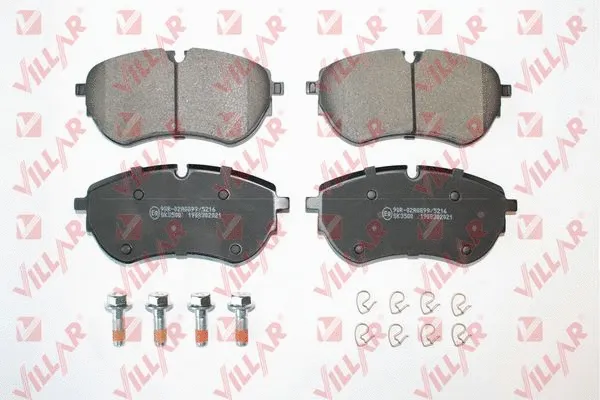 Kit de plaquettes de frein, frein à disque VILLAR 626.2021
