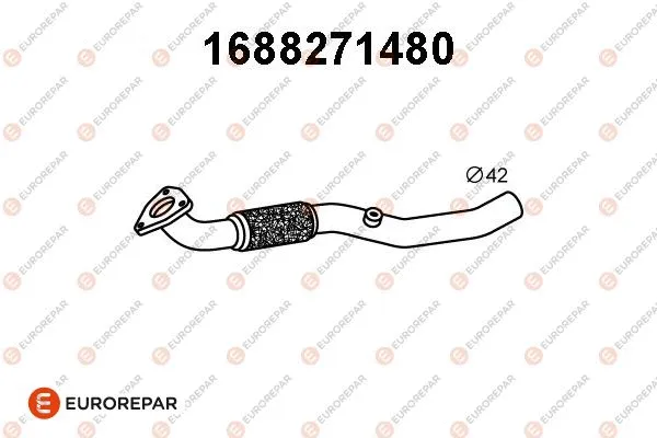 Tuyau d'échappement EUROREPAR 1688271480