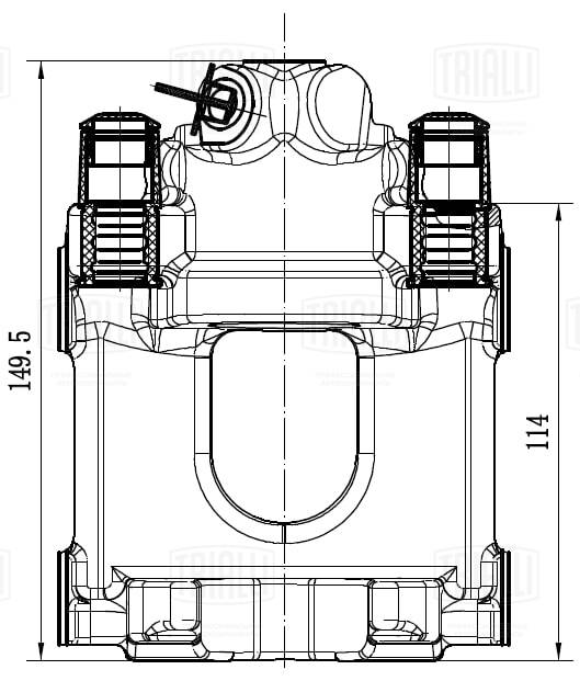 Étrier de frein TRIALLI CF 103561