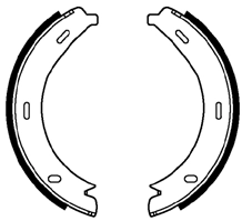 Jeu de mâchoires de frein ABTEX ABS536