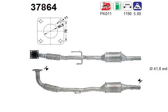 Catalyseur AS 37864