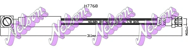 Flexible de frein KAWE H7768