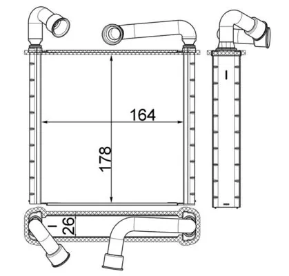 Système de chauffage MAHLE AH 253 000S