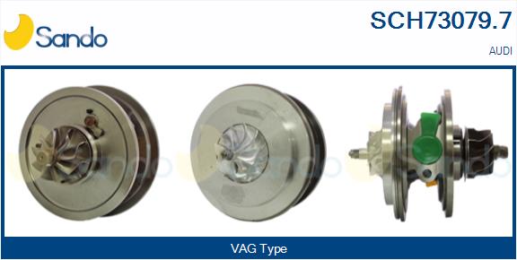 Groupe carter, turbocompresseur SANDO SCH73079.7