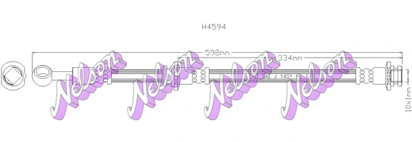 Flexible de frein BROVEX-NELSON H4594