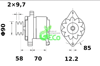 Alternateur GECO A33983