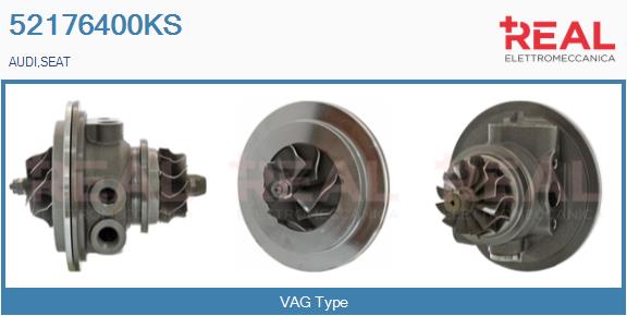 Groupe carter, turbocompresseur REAL 52176400KS
