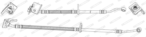 Flexible de frein FERODO FHY2789