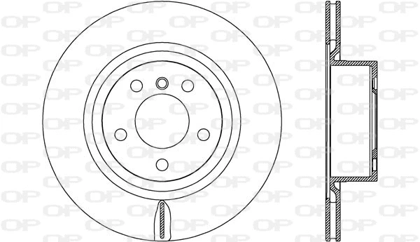 Disque de frein OPEN PARTS BDR2630.20