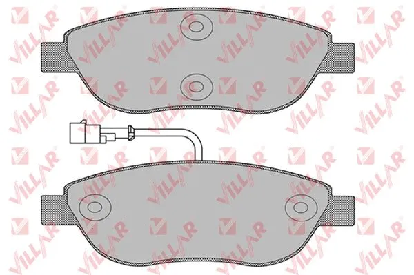 Kit de plaquettes de frein, frein à disque VILLAR 626.1268