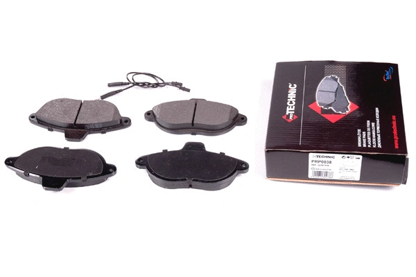 Kit de plaquettes de frein, frein à disque PROTECHNIC PRP0038