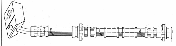 Flexible de frein CEF 510784