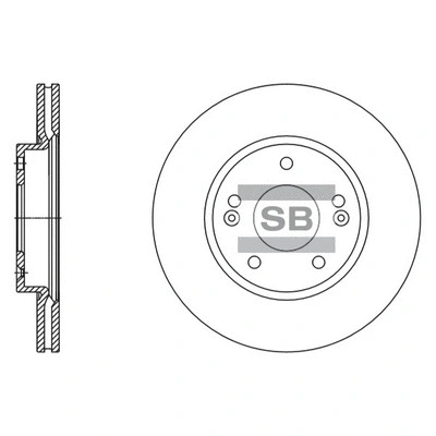 Disque de frein Hi-Q SD1135