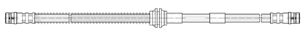 Flexible de frein CEF 512599