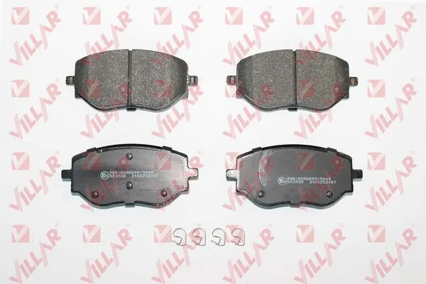 Kit de plaquettes de frein, frein à disque VILLAR 626.2187