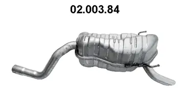 Silencieux arrière EBERSPÄCHER 02.003.84