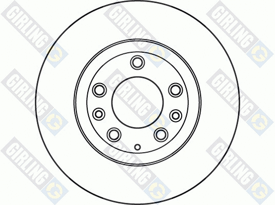 Disque de frein GIRLING 6061151