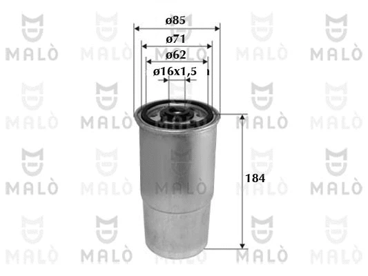 Filtre à carburant AKRON-MALÒ 1520113