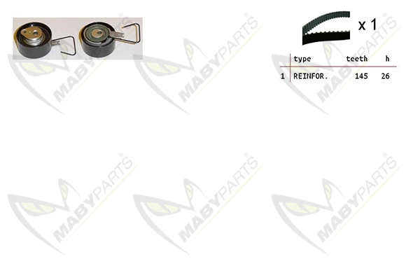 Kit de courroie crantée MABYPARTS OBK010196