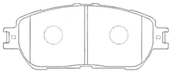 Kit de plaquettes de frein, frein à disque FIT FP0906