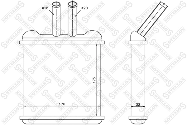 Système de chauffage STELLOX 10-35074-SX
