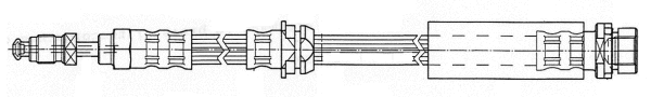 Flexible de frein CEF 512092