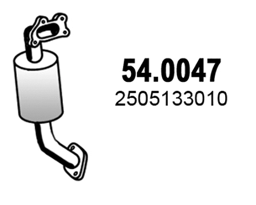 Catalyseur ASSO 54.0047