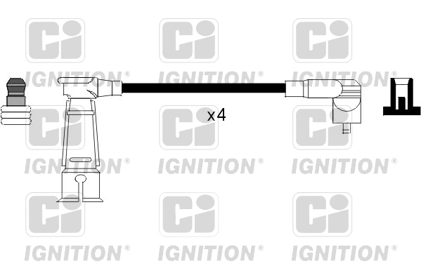 Kit de câbles d'allumage QUINTON HAZELL XC914
