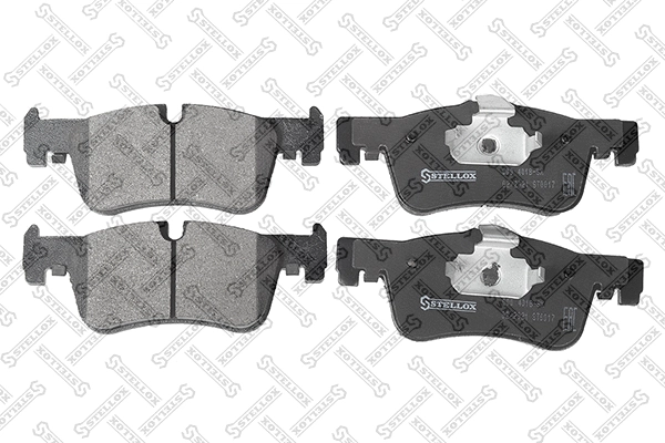 Kit de plaquettes de frein, frein à disque STELLOX 000 401B-SX