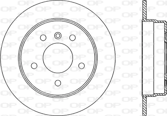 Disque de frein OPEN PARTS BDA1952.10