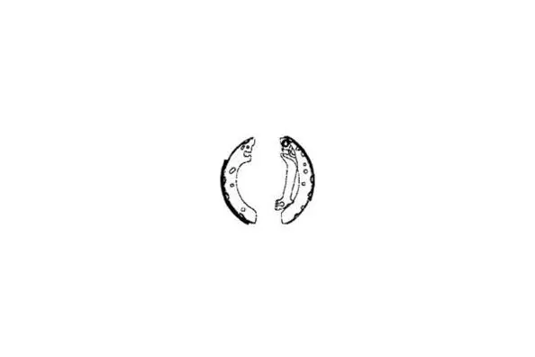 Jeu de mâchoires de frein E.T.F. 09-0535