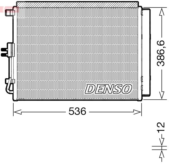 Condenseur, climatisation DENSO DCN43009