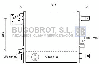 Condenseur, climatisation BUGOBROT 62-JE5057
