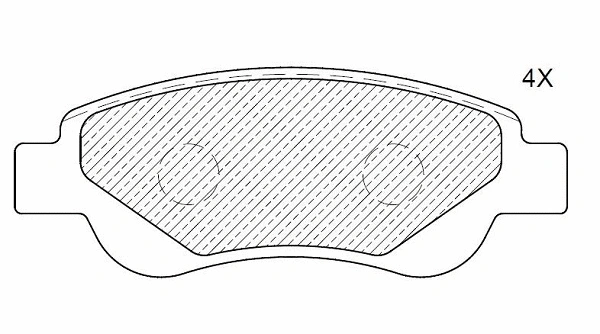 Kit de plaquettes de frein, frein à disque KLAXCAR FRANCE 24142z