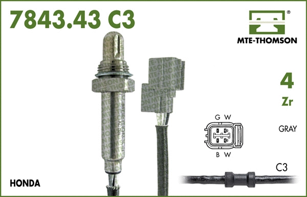 Sonde lambda MTE-THOMSON 7843.43.046C3