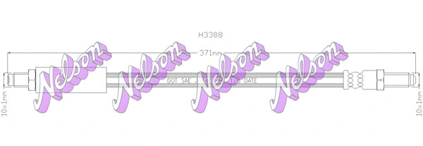 Flexible de frein KAWE H3388