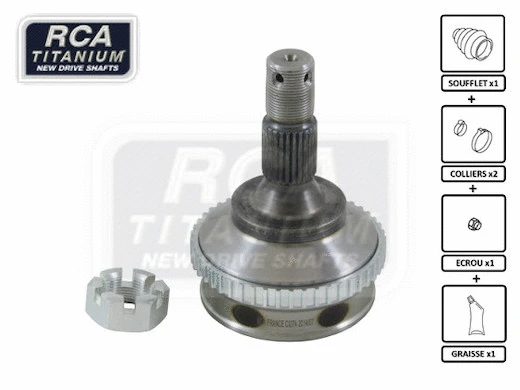 Jeu de joints, arbre de transmission RCA FRANCE CI27A