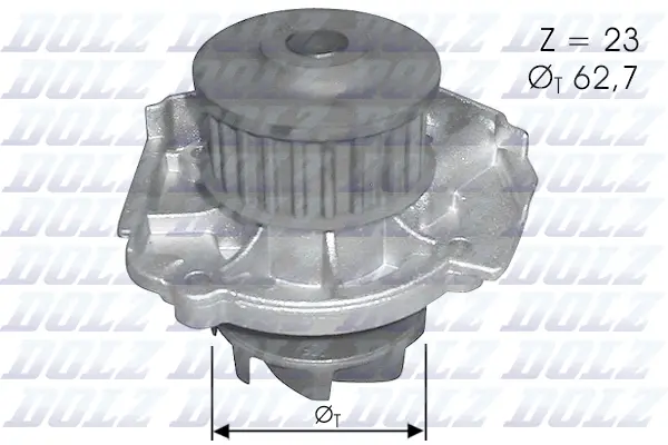 Pompe à eau, refroidissement du moteur DOLZ S319