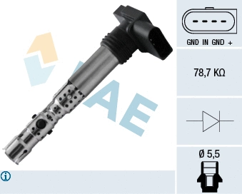 Bobine d'allumage FAE 80326