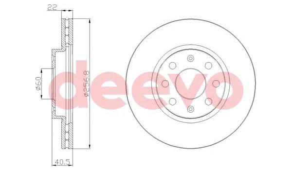 Disque de frein DEEVO BD17960