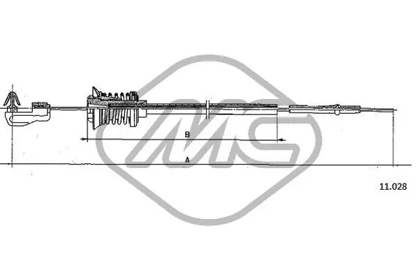 Câble d'accélération Metalcaucho 83135