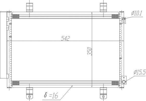 Condenseur, climatisation HART 621 633