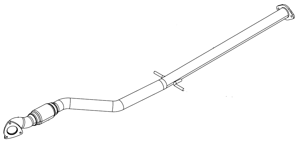 Tuyau d'échappement Vellerand 15734