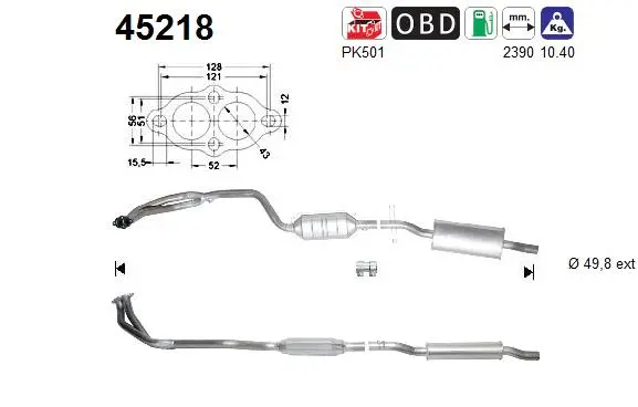 Catalyseur AS 45218