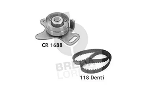 Kit de courroie crantée BREDA LORETT KCD0120