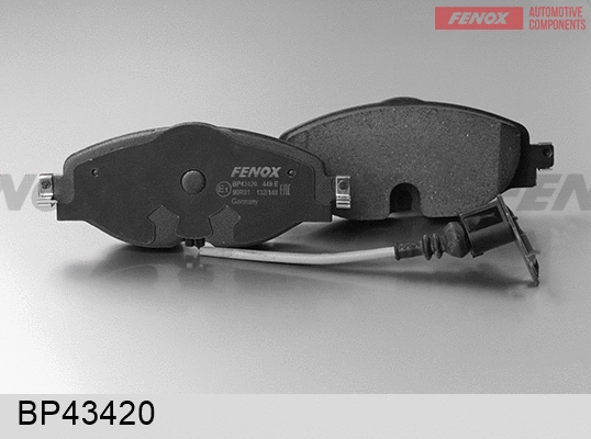 Kit de plaquettes de frein, frein à disque FENOX BP43420
