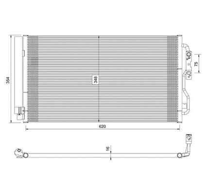 Condenseur, climatisation PowerMax 7110743