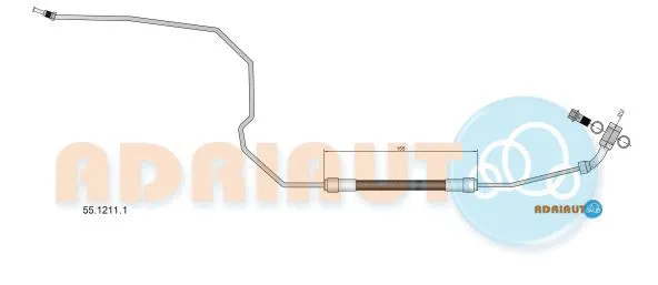 Flexible de frein ADRIAUTO 55.1211.1